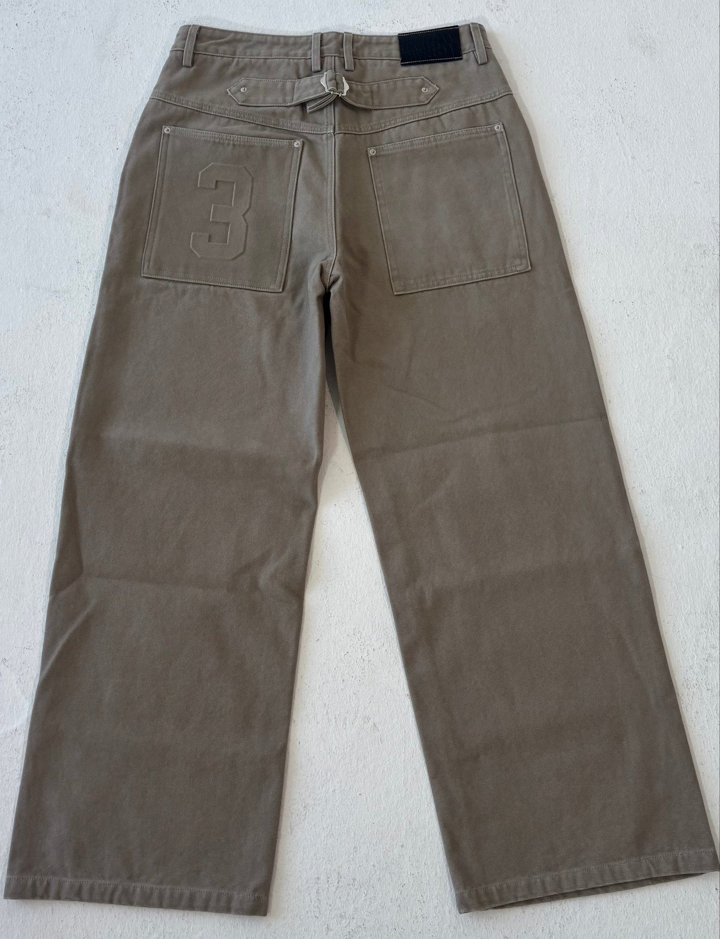 Taupe 'Canvas Pant'
